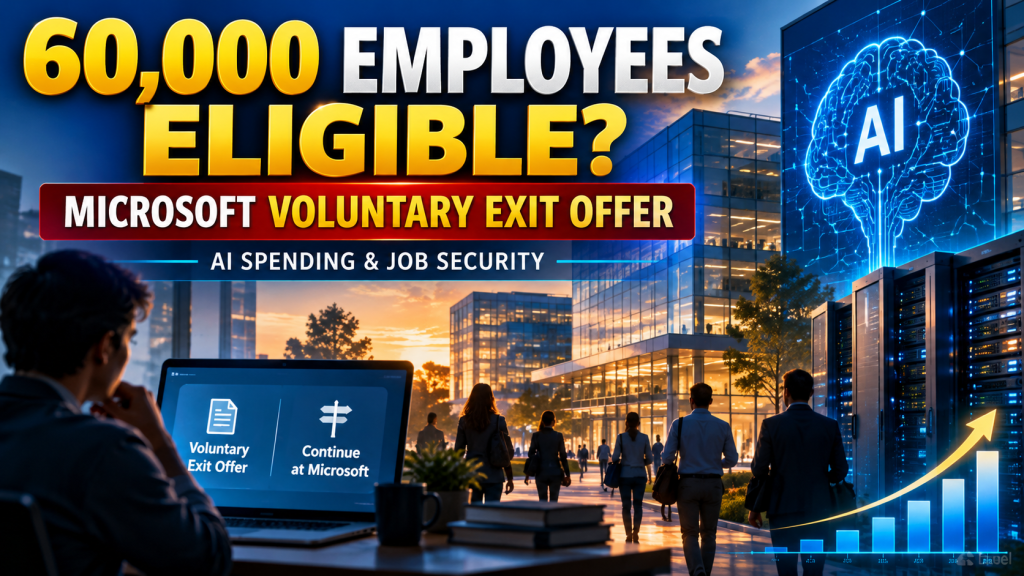 Microsoft Offers Voluntary Buyouts to About 60,000 Employees
