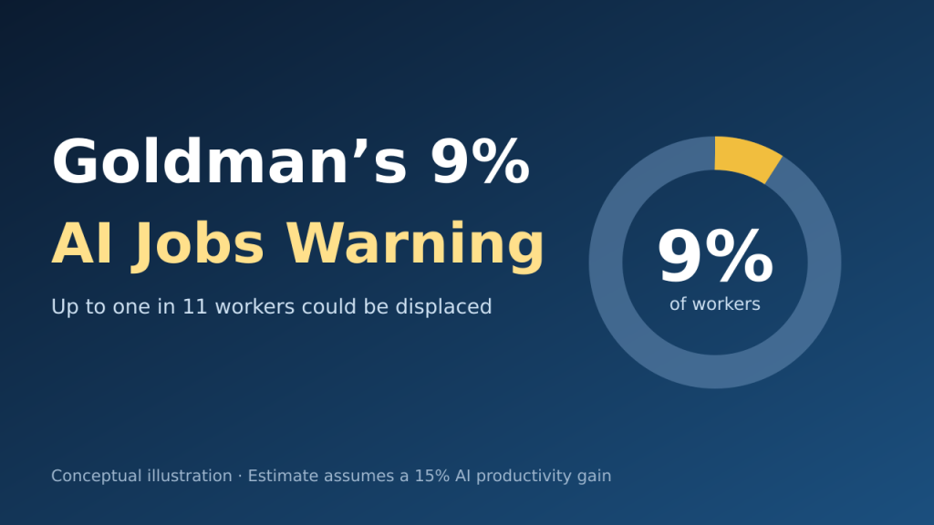 Goldman Sachs Warns AI Could Displace Up to 9% of Workers