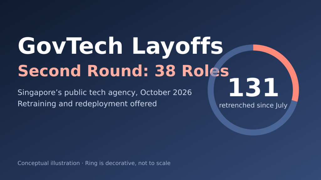 Singapore GovTech Cuts 38 Staff in Second Layoff Round